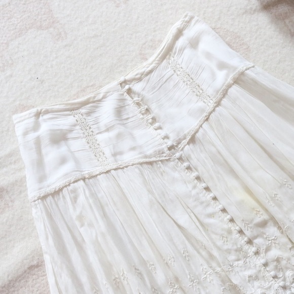 Vintage Free People | Lace Maxi Skirt - Picture 5 of 7